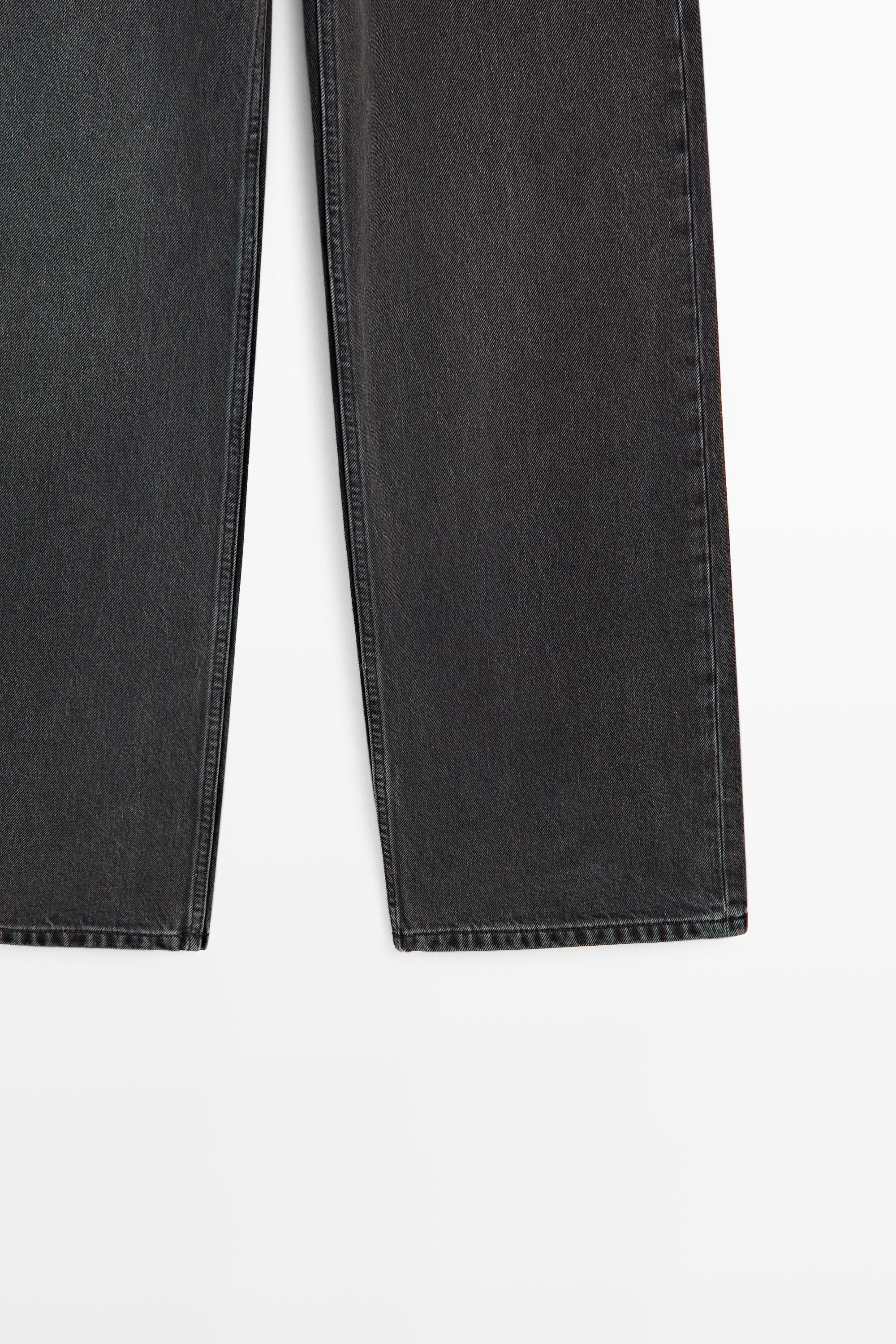 High-waist wide-leg jeans